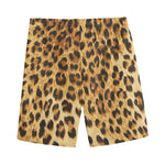 Leopard Pattern Print Men's Sports Shorts