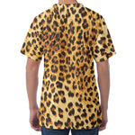 Leopard Pattern Print Men's Velvet T-Shirt