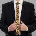 Leopard Pattern Print Necktie