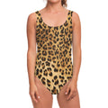 Leopard Pattern Print One Piece Swimsuit