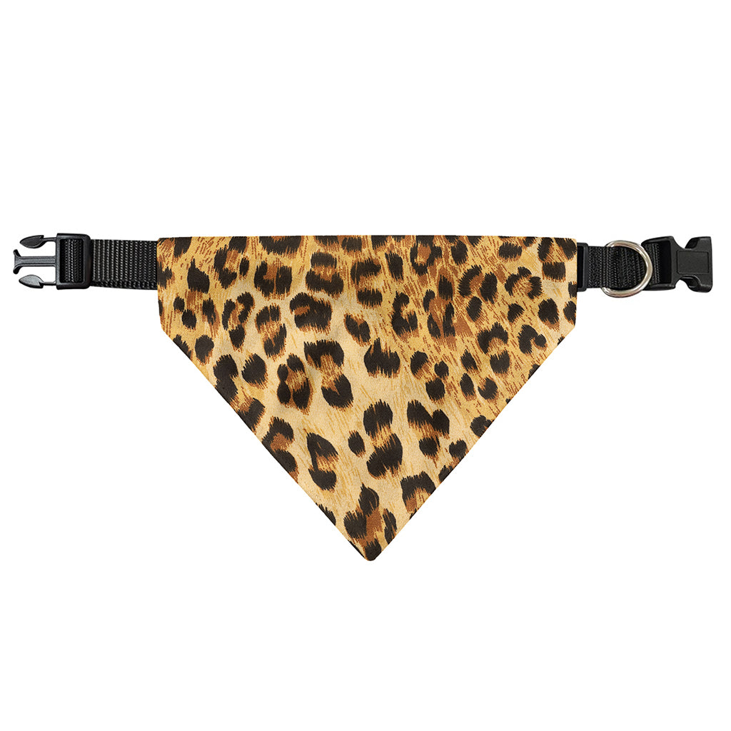 Leopard Pattern Print Over The Collar Dog Bandana
