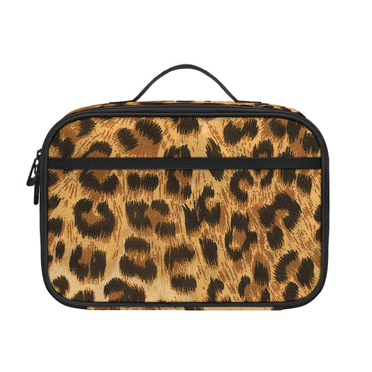 Leopard Pattern Print Portable Lunch Bag