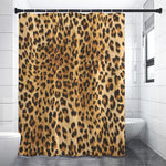 Leopard Pattern Print Premium Shower Curtain