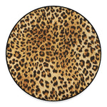 Leopard Pattern Print Round Floor Mat