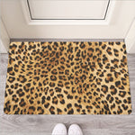 Leopard Pattern Print Rubber Doormat