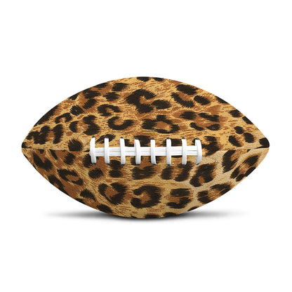 Leopard Pattern Print Rugby Ball
