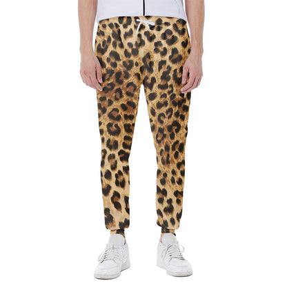 Leopard Pattern Print Scuba Joggers