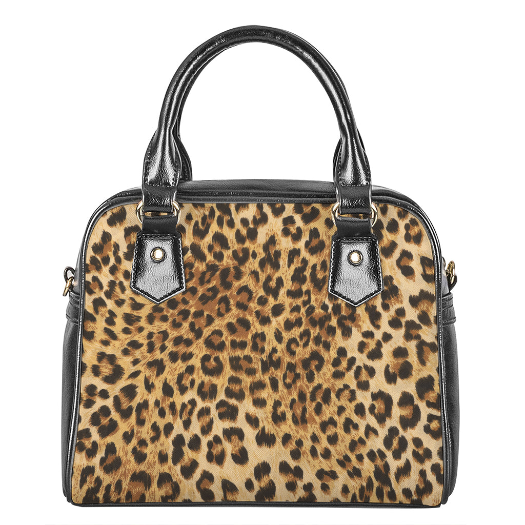 Leopard Pattern Print Shoulder Handbag