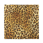 Leopard Pattern Print Silk Bandana