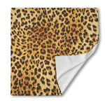 Leopard Pattern Print Silk Bandana