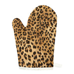 Leopard Pattern Print Single Oven Mitt