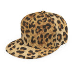 Leopard Pattern Print Snapback Cap