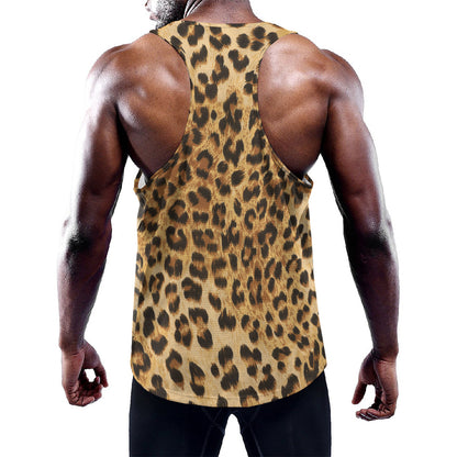 Leopard Pattern Print Training Tank Top