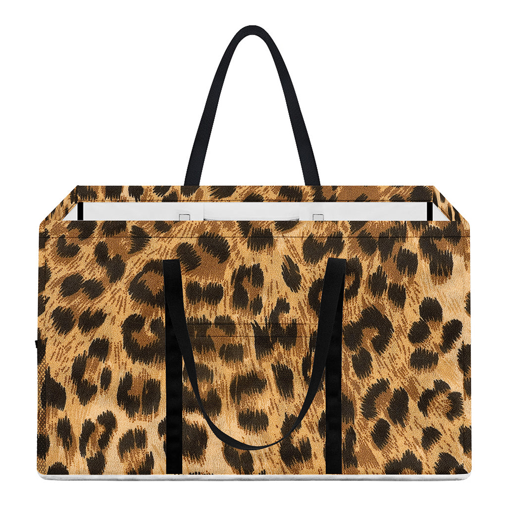 Leopard Pattern Print Utility Tote Bag