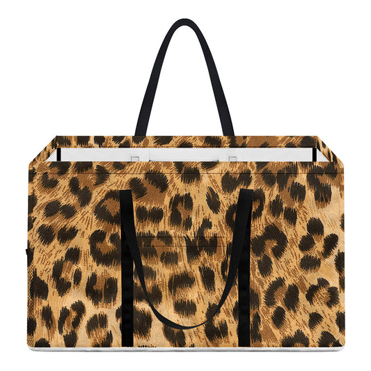 Leopard Pattern Print Utility Tote Bag