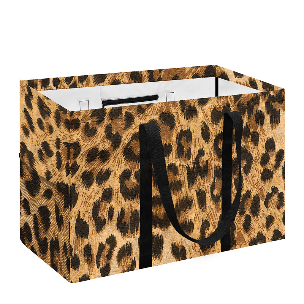Leopard Pattern Print Utility Tote Bag