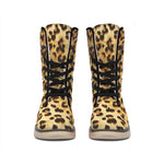 Leopard Pattern Print Winter Boots