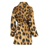 Leopard Pattern Print Women's Bathrobe