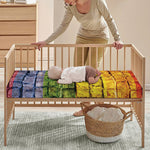 LGBT Pride Rainbow Brick Wall Print Baby Crib Sheet