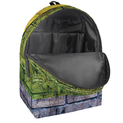 LGBT Pride Rainbow Brick Wall Print Backpack