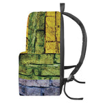 LGBT Pride Rainbow Brick Wall Print Backpack