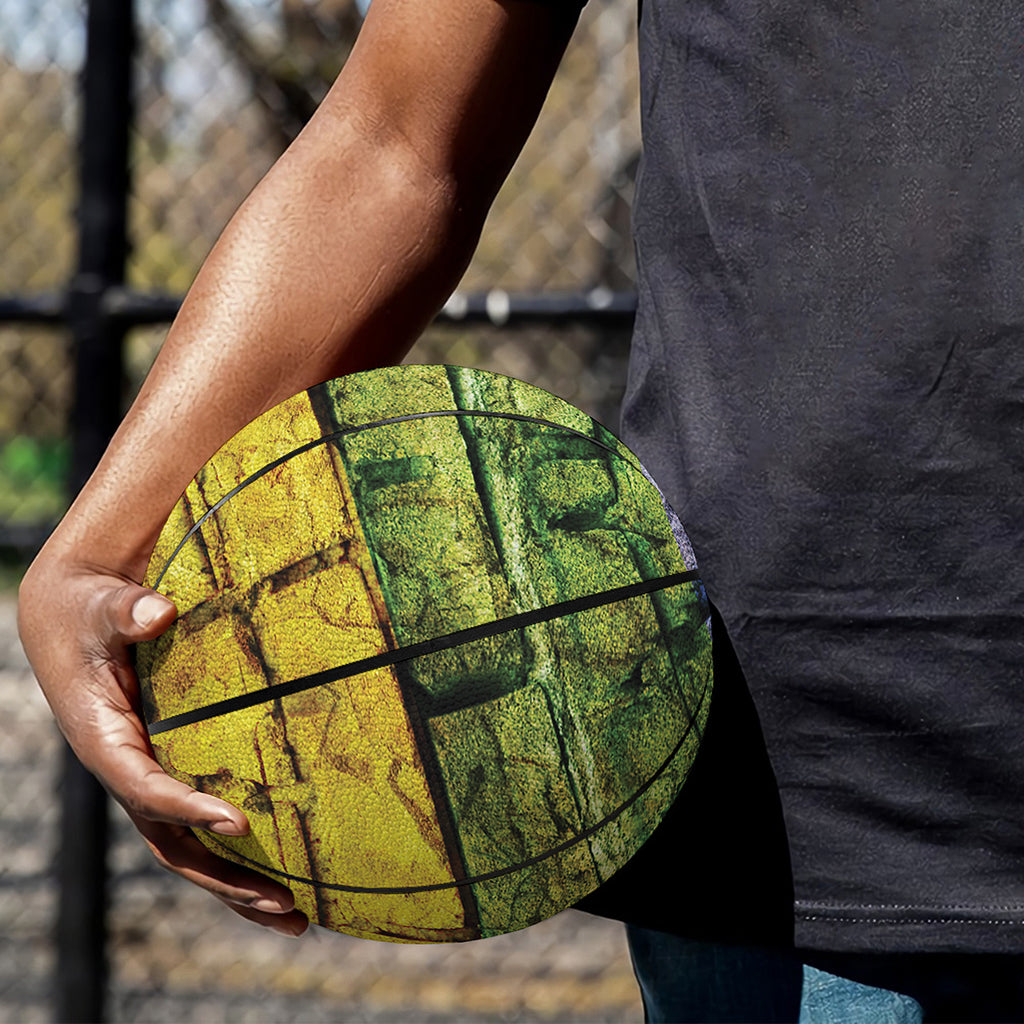 LGBT Pride Rainbow Brick Wall Print Basketball