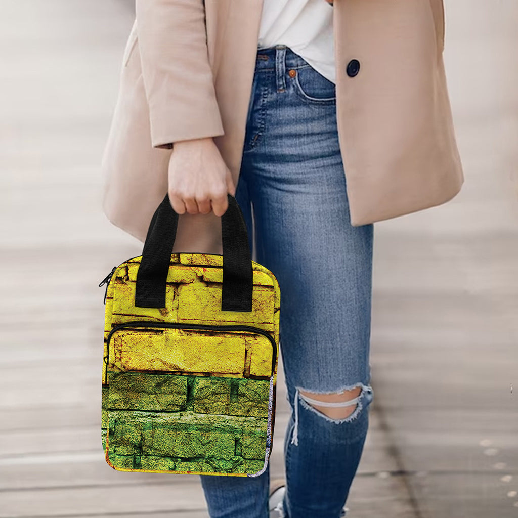 LGBT Pride Rainbow Brick Wall Print Bible Tote Bag