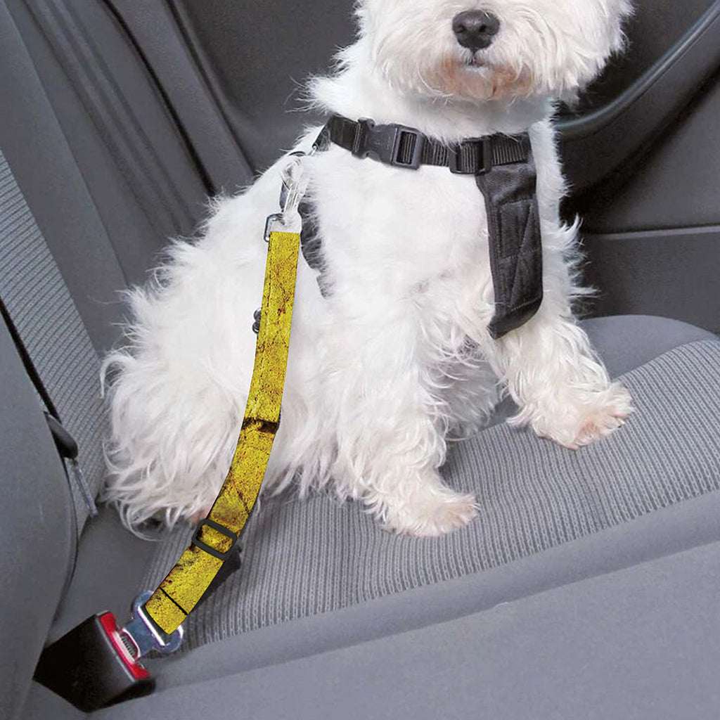 LGBT Pride Rainbow Brick Wall Print Dog Seat Belt