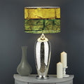 LGBT Pride Rainbow Brick Wall Print Drum Lamp Shade