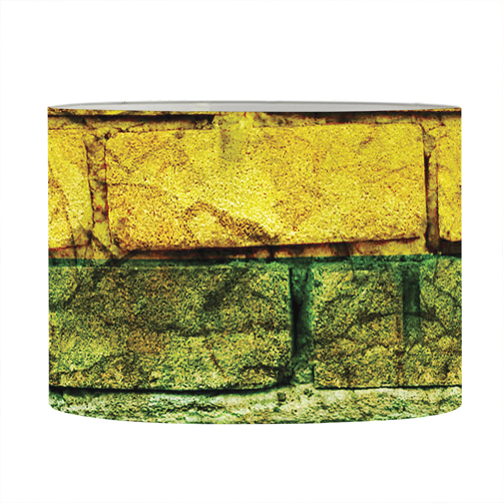 LGBT Pride Rainbow Brick Wall Print Drum Lamp Shade