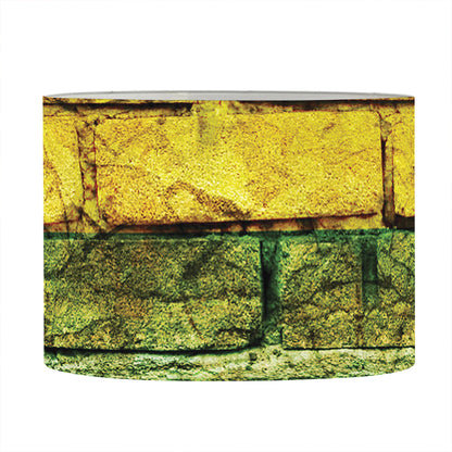 LGBT Pride Rainbow Brick Wall Print Drum Lamp Shade