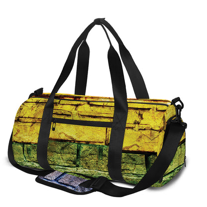 LGBT Pride Rainbow Brick Wall Print Gym Bag