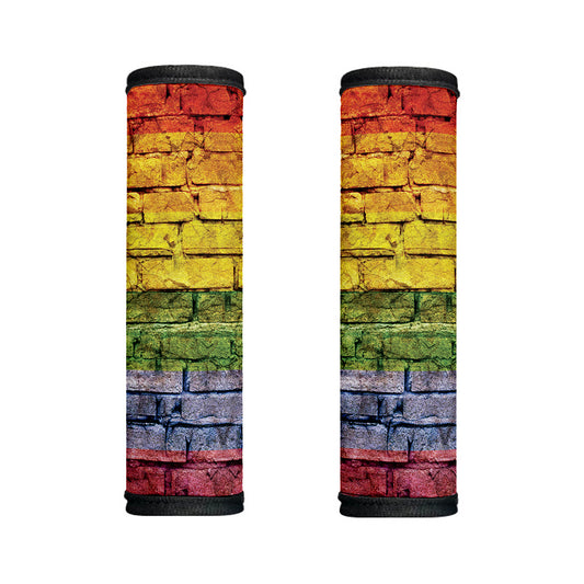LGBT Pride Rainbow Brick Wall Print Handle Covers