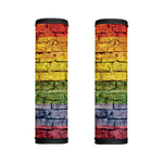 LGBT Pride Rainbow Brick Wall Print Handle Covers