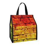 LGBT Pride Rainbow Brick Wall Print Insulated Lunch Tote