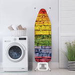 LGBT Pride Rainbow Brick Wall Print Ironing Board Cover
