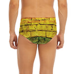 LGBT Pride Rainbow Brick Wall Print Men's Briefs
