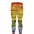 LGBT Pride Rainbow Brick Wall Print Men's Leggings