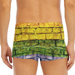 LGBT Pride Rainbow Brick Wall Print Men's Short Boxer Briefs