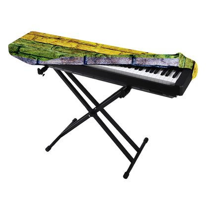 LGBT Pride Rainbow Brick Wall Print Piano Keyboard Cover