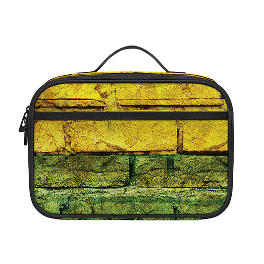 LGBT Pride Rainbow Brick Wall Print Portable Lunch Bag