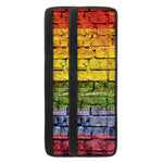 LGBT Pride Rainbow Brick Wall Print Refrigerator Handle Covers