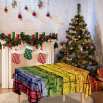 LGBT Pride Rainbow Brick Wall Print Tablecloth