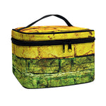LGBT Pride Rainbow Brick Wall Print Travel Makeup Bag
