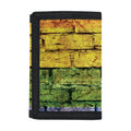 LGBT Pride Rainbow Brick Wall Print Trifold Wallet