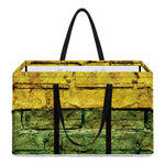 LGBT Pride Rainbow Brick Wall Print Utility Tote Bag
