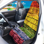 LGBT Pride Rainbow Brick Wall Print Waterproof Car Seat Cover