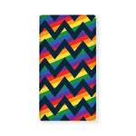 LGBT Pride Rainbow Chevron Pattern Print Baby Crib Sheet