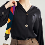 LGBT Pride Rainbow Chevron Pattern Print Bag Strap