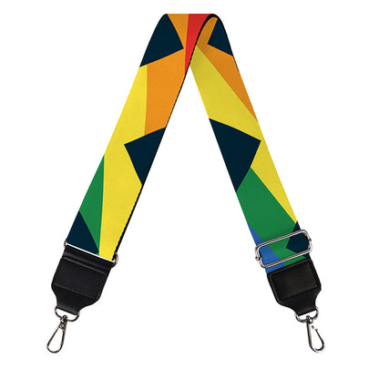 LGBT Pride Rainbow Chevron Pattern Print Bag Strap